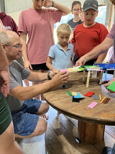 Group Games: Building a Bridge with Legos